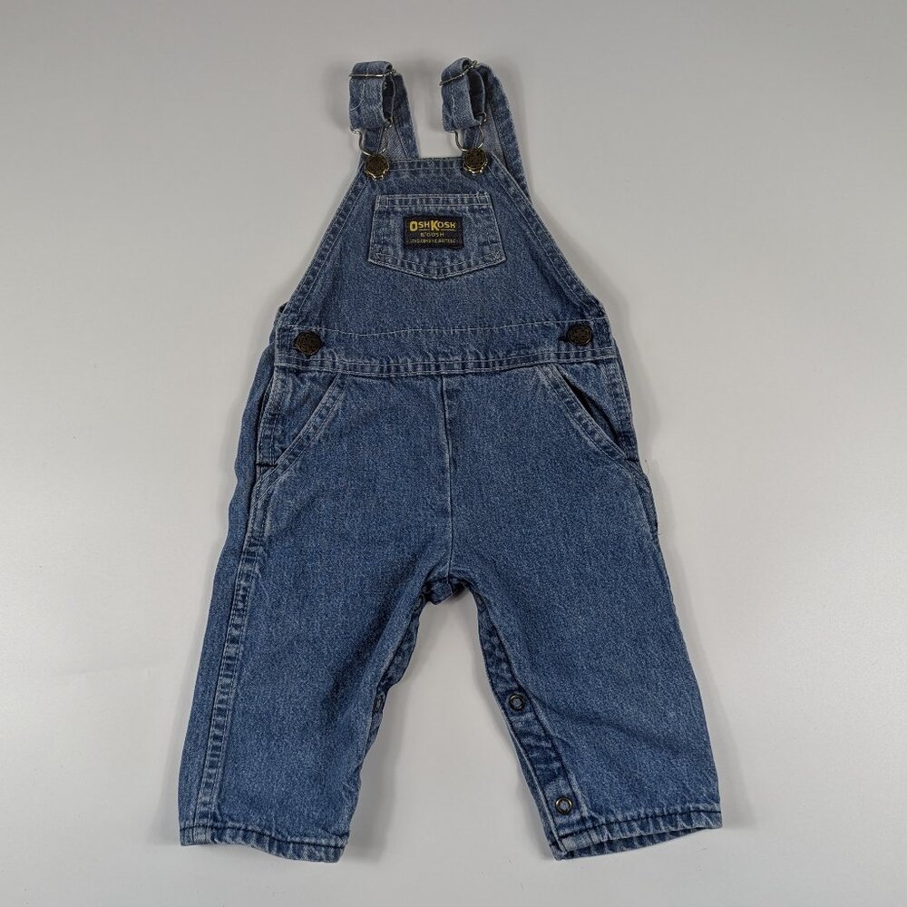 Vintage OshKosh Vestbak 100% Cotton United Garment Workers Made Overalls 12M